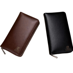 Classic Leather Zip Wallet