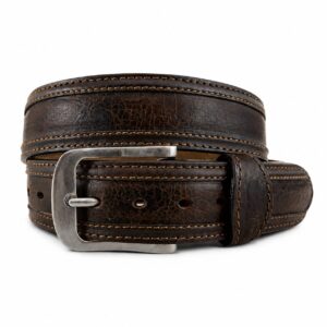 Leather Belt Dark Brown