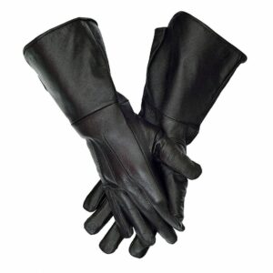 Premium Black Leather Gloves