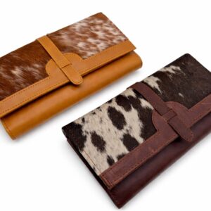 Ladies Hair on clutch wallets