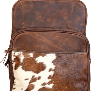 Leather Hair-On Backpack (Natural Color)