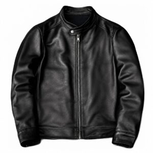 Men’s Classic Black Leather Jacket