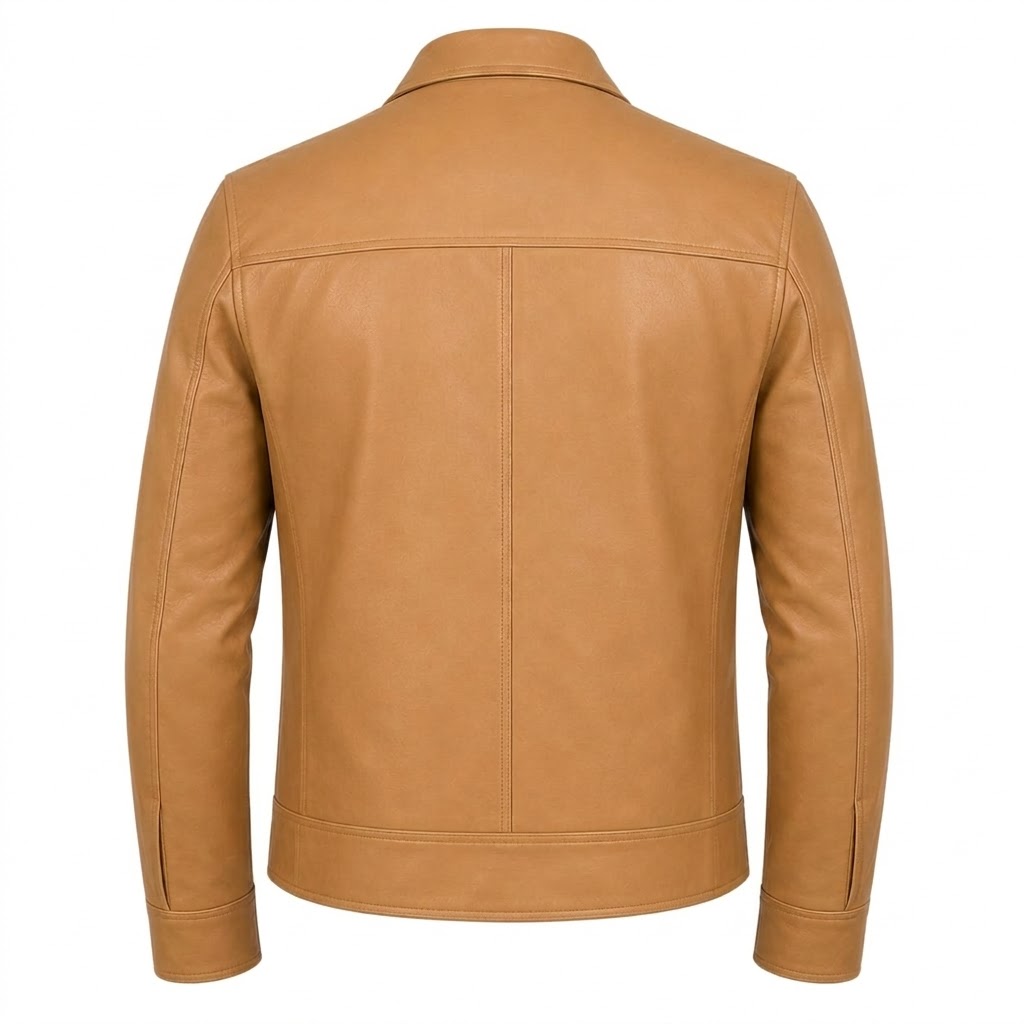 Men's Leather Jacket P - 786 - Image 2